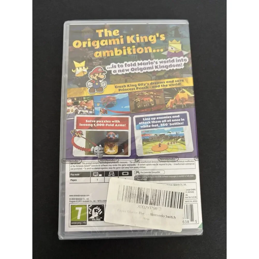 Paper Mario: the Origami King - Nintendo Switch NEW SEALED